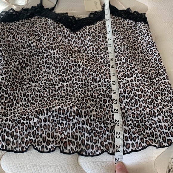 Everleigh Animal Print Cami Cream Brown Size Small NWT - Picture 11 of 11